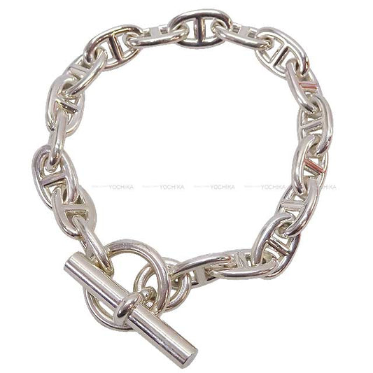 [Pre-loved] HERMES bracelet Chaine D'ancre PM 18コマ Silver925[USED SA][Authentic]