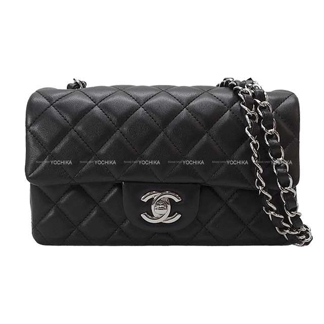 [Pre-loved] CHANEL Shoulder bag Mini Matelasse20 Chain Shoulder Bag Noir (Black) Lambskin Silver HW A69900[LIKE NEW][Authentic]