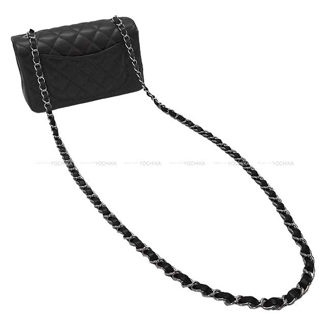 [Pre-loved] CHANEL Shoulder bag Mini Matelasse20 Chain Shoulder Bag Noir (Black) Lambskin Silver HW A69900[LIKE NEW][Authentic]