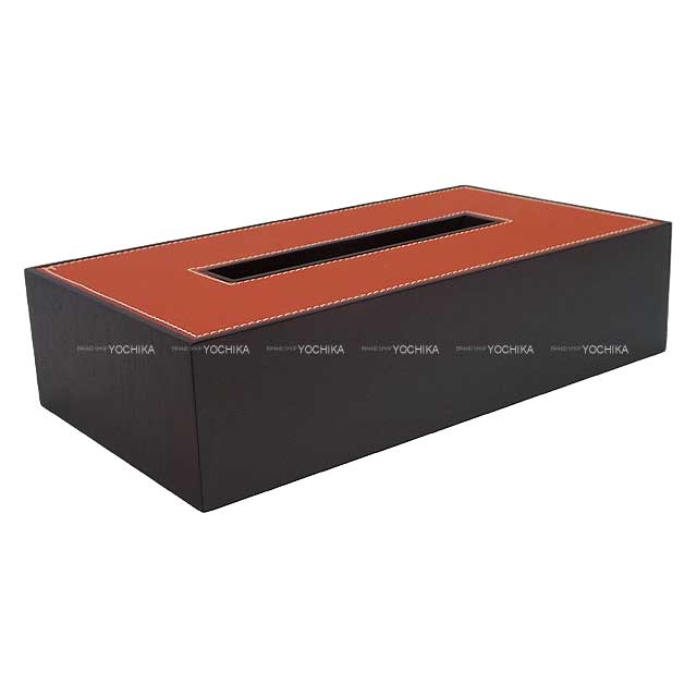 HERMES Tissue case Pleiad Brique Mahogany/Taurillon lisse[BRAND NEW][Authentic]