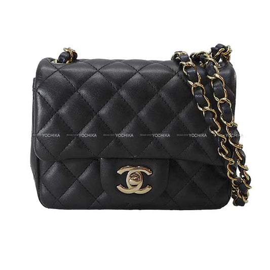 [Pre-loved] CHANEL Shoulder bag COCO Marc Matelasse Mini Noir (Black) Lambskin Gold HW A35200[LIKE NEW][Authentic]