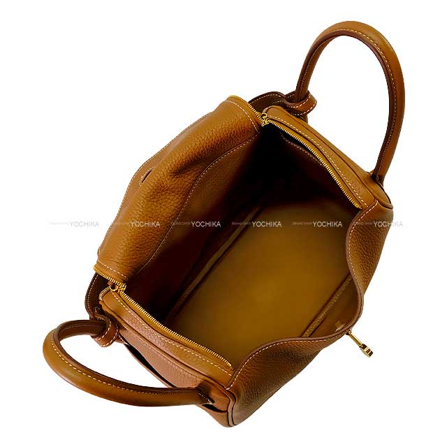 [Pre-loved] HERMES Shoulder bag Lindy 26 Gold Epsom Souple Gold HW Stamp W[LIKE NEW][Authentic]