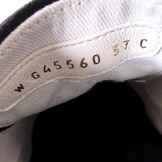 2024 SS CHANEL sneakers Low cut Logo Coco mark with Charm Top #37 Noir (Black) Leather 37 Gold HW G45560[BRAND NEW][Authentic]