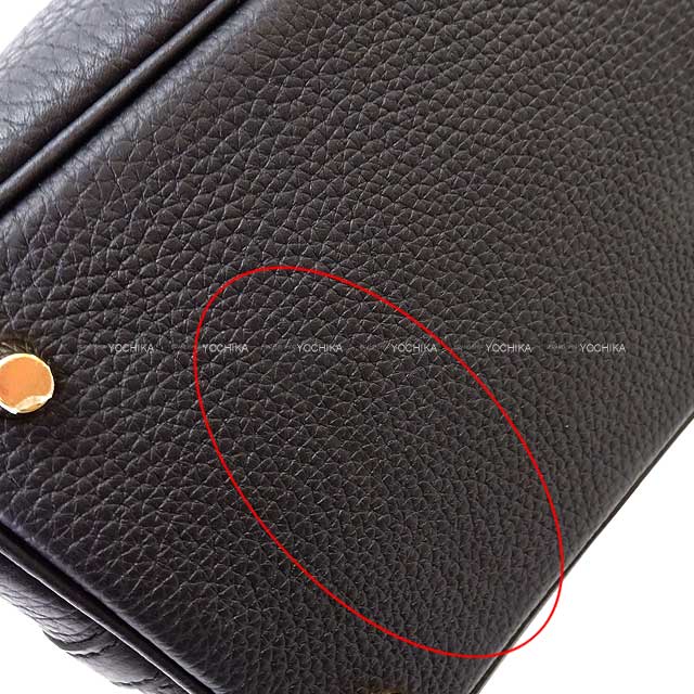 [Pre-loved] HERMES Handbag Picotin Lock 18 PM Noir (Black) Taurillon Clemence Gold HW Stamp B[LIKE NEW][Authentic]