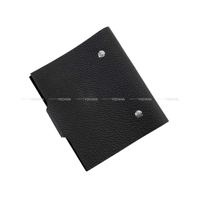 HERMES notebook Notebook Cover Ulysse Nardin PM Noir (Black) Veau Jonathan Silver HW Stamp B[BRAND NEW][Authentic]