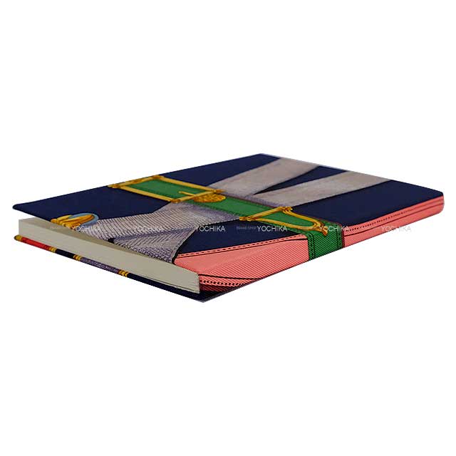 HERMES notebook Notebook Memo Pad GARMENT DE SOIE Cavalcadour Silk100%[EXCELLENT][Authentic]