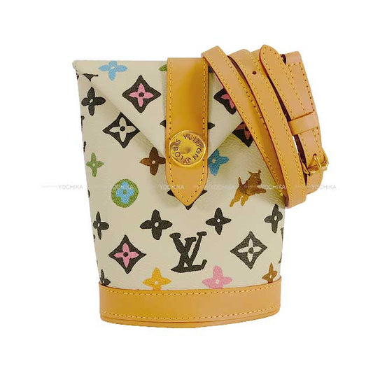 LOUIS VUITTON Pouch LV Isetan Shinjuku Men's Store Limited Envelop Pouch Cream/Multicolor Monogram Craggy canvas M83343[EXCELLENT][Authentic]