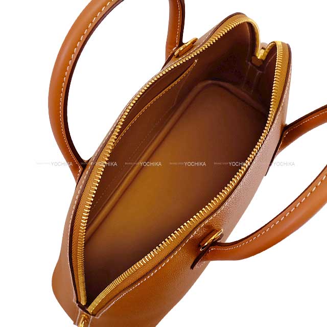 [Pre-loved] HERMES Shoulder bag Bolide1923 25 En Desordre Gold Ever Grain/Evercalf/Vache Liegee Gold HW Stamp U[LIKE NEW][Authentic]