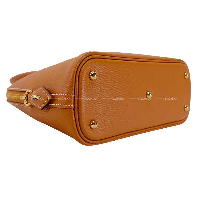 [Pre-loved] HERMES Shoulder bag Bolide1923 25 En Desordre Gold Ever Grain/Evercalf/Vache Liegee Gold HW Stamp U[LIKE NEW][Authentic]