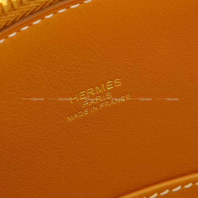 [Pre-loved] HERMES Shoulder bag Bolide1923 25 En Desordre Gold Ever Grain/Evercalf/Vache Liegee Gold HW Stamp U[LIKE NEW][Authentic]