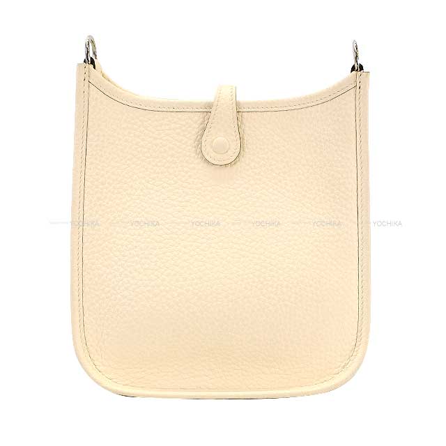 [Pre-loved] HERMES Shoulder bag Evelyne 16 TPM Nata Taurillon Clemence Silver HW Stamp Z[USED SA][Authentic]