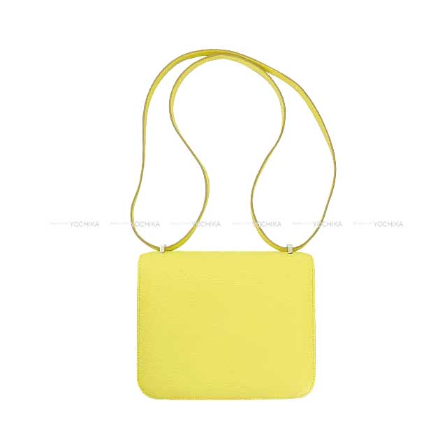 HERMES Shoulder bag Constance 3 18 Miroir Limoncello Chevre Myzore Silver HW Stamp W[BRAND NEW][Authentic]