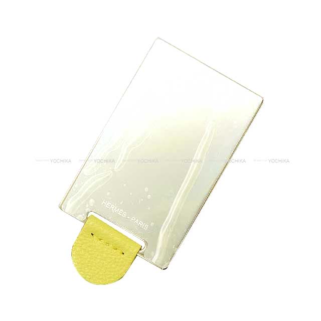 HERMES Shoulder bag Constance 3 18 Miroir Limoncello Buffalo Horn Silver HW Stamp W[BRAND NEW][Authentic]