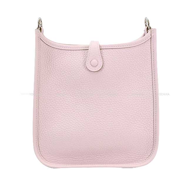 HERMES Shoulder bag Evelyne 16 TPM Mauve Pale Taurillon Clemence Silver HW Stamp B[EXCELLENT][Authentic]