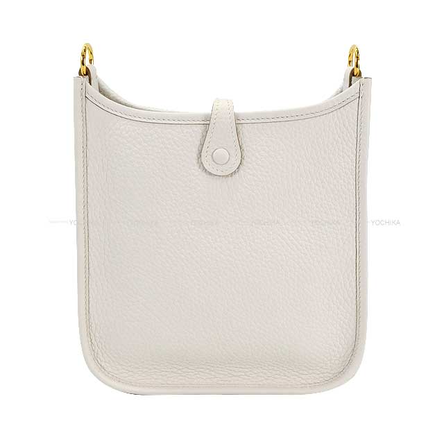 HERMES Shoulder bag Evelyne 16 TPM New Gris Perle Taurillon Clemence Gold HW Stamp W[BRAND NEW][Authentic]