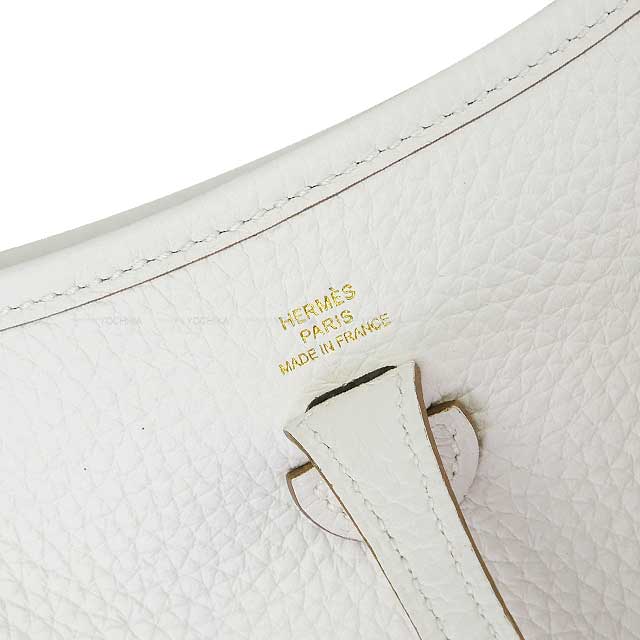 HERMES Shoulder bag Evelyne 16 TPM New Gris Perle Taurillon Clemence Gold HW Stamp W[BRAND NEW][Authentic]