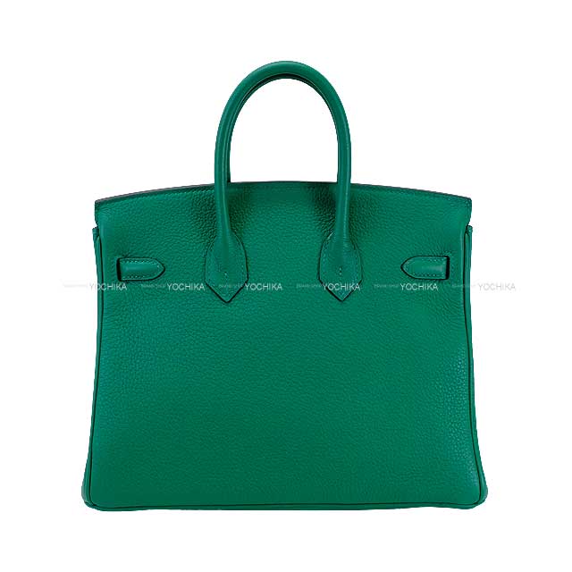 HERMES Handbag Birkin25 Vert Vertigo Veau Togo Silver HW Stamp W[BRAND NEW][Authentic]