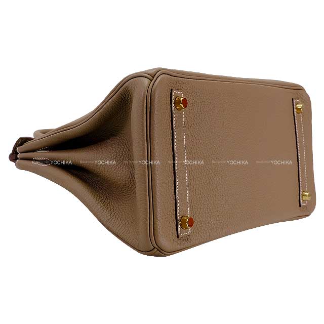 [Pre-loved] HERMES Handbag Birkin30 Etoupe Veau Jonathan Gold HW Stamp Z[LIKE NEW][Authentic]