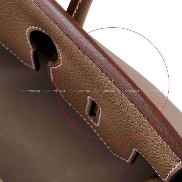 [Pre-loved] HERMES Handbag Birkin30 Etoupe Veau Jonathan Gold HW Stamp Z[LIKE NEW][Authentic]