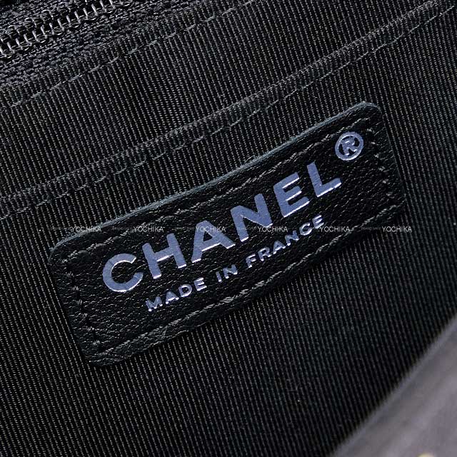 2010AW Limited Paris Shanghai Collection CHANEL Chain wallet Noir (Black) Cotton Silver HW[EXCELLENT][Authentic]