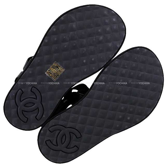 2023 AW CHANEL sandals Sports COCO Mark #36 Noir (Black)/Blanc (White) Calfskin/Lambskin/Fabric #36 G45083[EXCELLENT][Authentic]