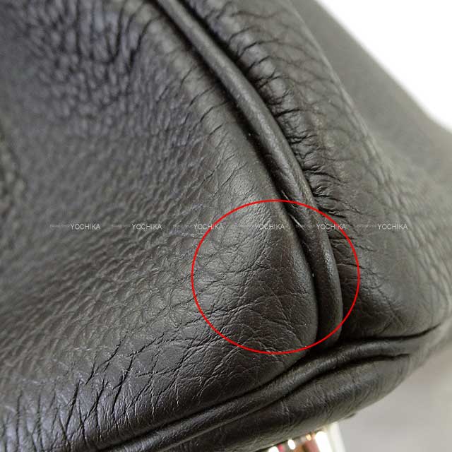 HERMES Handbag Birkin30 Noir (Black) Veau Jonathan Silver HW Stamp Z[EXCELLENT][Authentic]