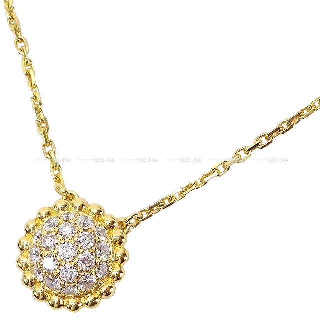 [Pre-loved] Van Cleef & Arpels necklace Pendant Perlee Diamond 18K Yellow Gold/Diamond VCARO9PD00[LIKE NEW][Authentic]