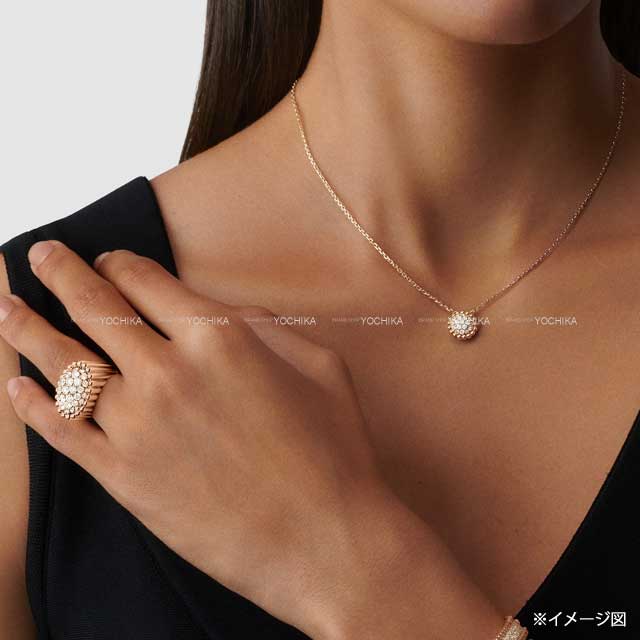 [Pre-loved] Van Cleef & Arpels necklace Pendant Perlee Diamond 18K Yellow Gold/Diamond VCARO9PD00[LIKE NEW][Authentic]