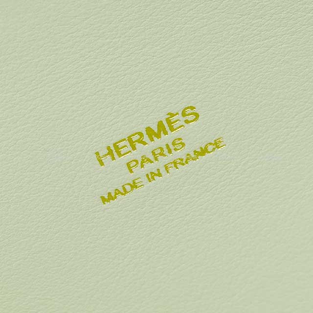 HERMES Shoulder bag Bolide1923 25 Verso Bleu de Prusse/Vert Fizz Evercolor/Veau Swift Gold HW Stamp W[ALMOST NEW][Authentic]