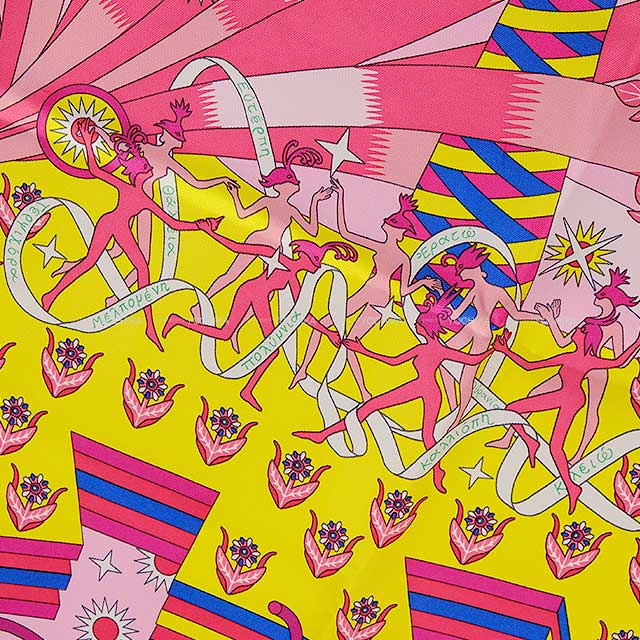 2021SS HERMES scarf Carre 90 Woof Woof wanwan dachshund Source of