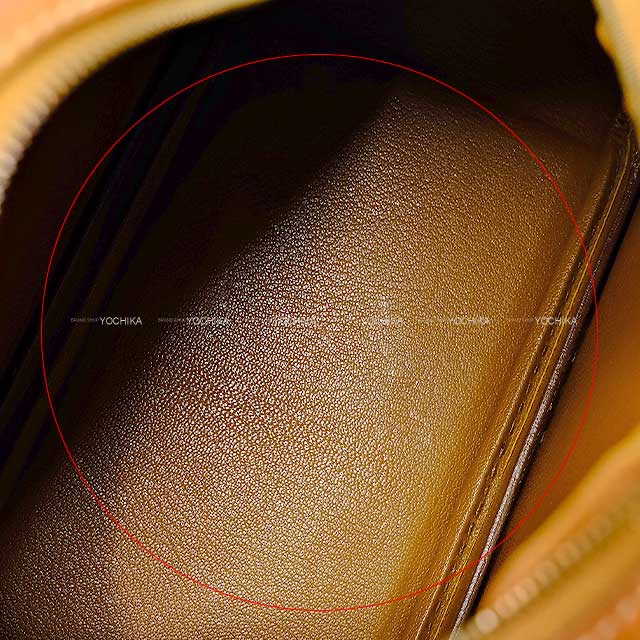 Pre-loved] HERMES Handbag Gobi PM Gold Couchevel Gold HW Stamp 〇X