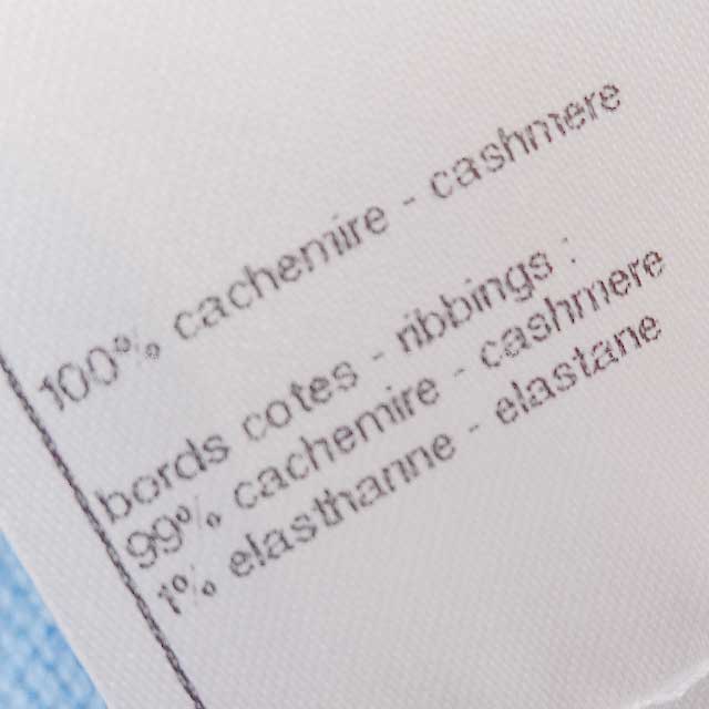 2023SS CHANEL Knit Coco mark Clover Icon Coco button Short sleeves Knit Blue Cashmere P74637[BRAND NEW][Authentic]