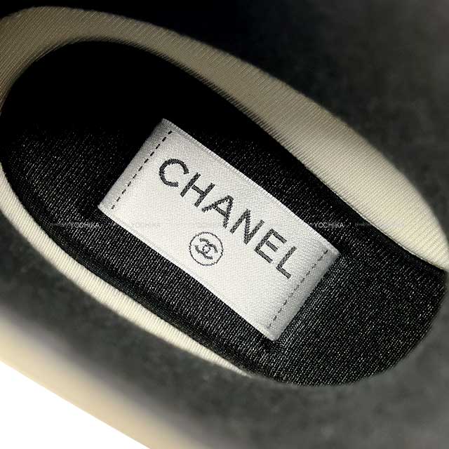 2024-2025 AW New CHANEL boots Ladies Long Rain Coco mark Kaki/Noir (Black)  Rubber 38 38 G45838[BRAND NEW][Authentic]