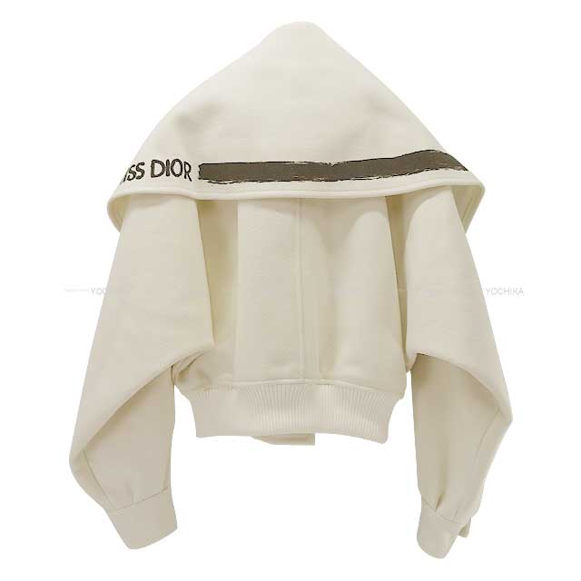 2024-2025AW Runway Dior Over Size Collar Bomber jacket Miss Dior Blanc (White) Wool/Nylon/Polyester 34 451C37P1419[BRAND NEW][Authentic]