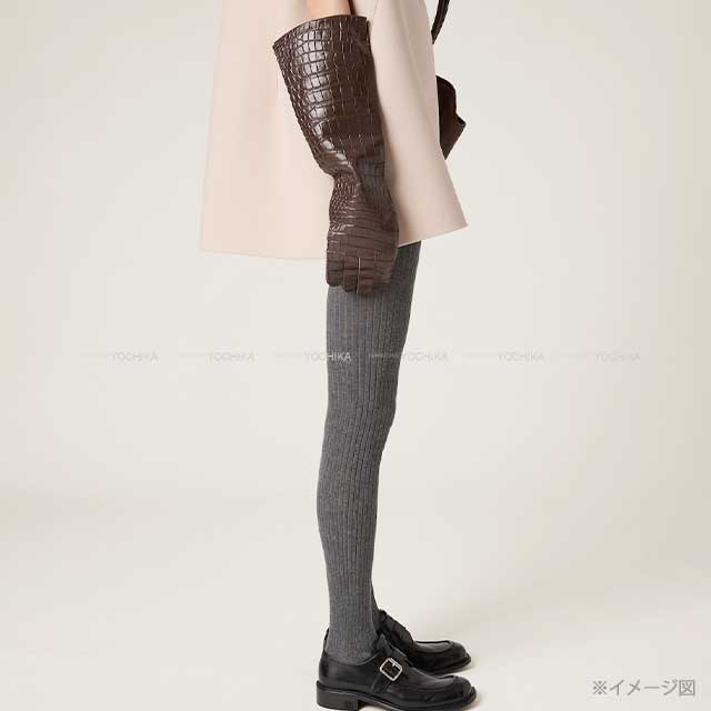 MIUMIU Rib cotton tights #3 Grey Cotton[BRAND NEW][Authentic]