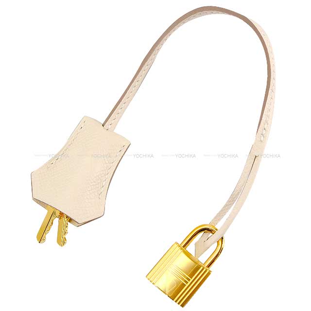 HERMES Handbag Birkin30 Craie Ever Grain Gold HW Stamp B[EXCELLENT][Authentic]