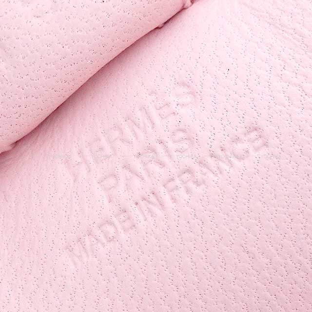 HERMES bag charm Rodeo PM Rose Darling Agneau Milo Stamp K[BRAND NEW][Authentic]