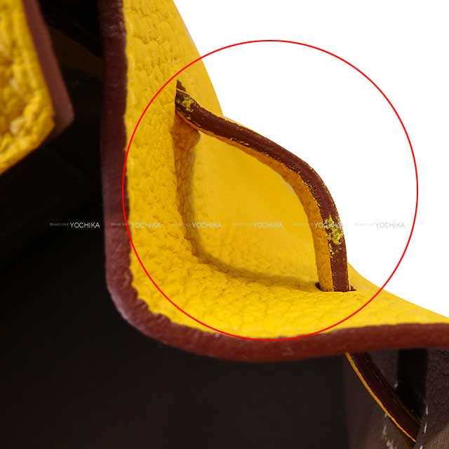 HERMES Handbag Birkin35 Special order Soleil/Etoupe Veau Jonathan Silver HW Stamp □M[EXCELLENT][Authentic]