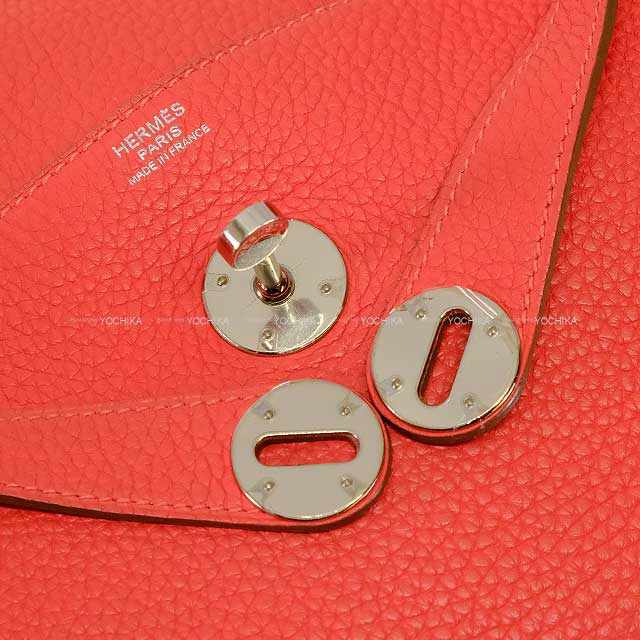 [Pre-loved] HERMES Shoulder bag Lindy 30 Bougainvillier Taurillon Clemence Silver HW[USED A][Authentic]