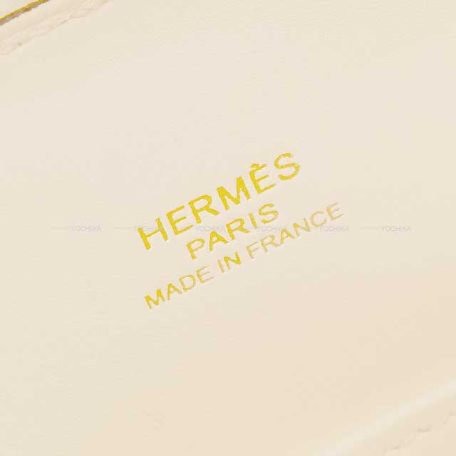 [Pre-loved] HERMES Shoulder bag Bolide 1923 20 mini Nata Chevre Myzore Gold HW Stamp Z[LIKE NEW][Authentic]