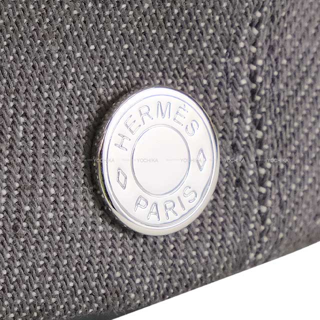 HERMES Casquette Dani Denim #59 Gris/Ardoise Lambskin[BRAND NEW][Authentic]