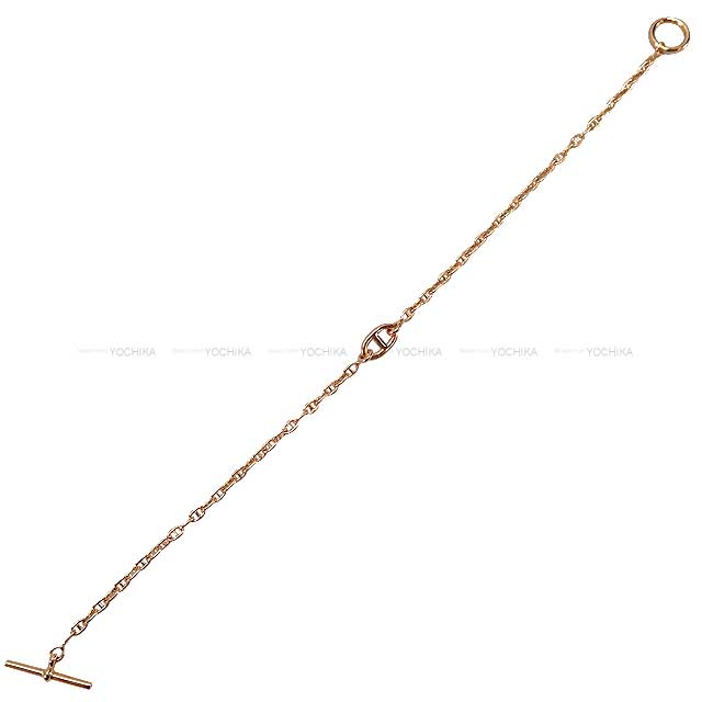 HERMES bracelet Chaine D'ancre New Farandole TPM #LG K18PG Rose Gold HW[EXCELLENT][Authentic]