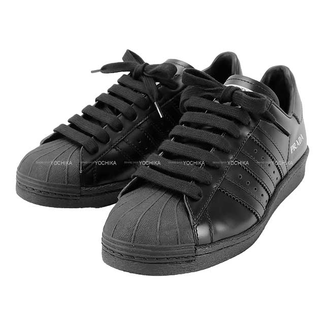 PRADA sneakers adidas originals Superstar Black/Core Black-Clack #36.5 (22.5cm) Noir (Black) FW6679[EXCELLENT][Authentic]