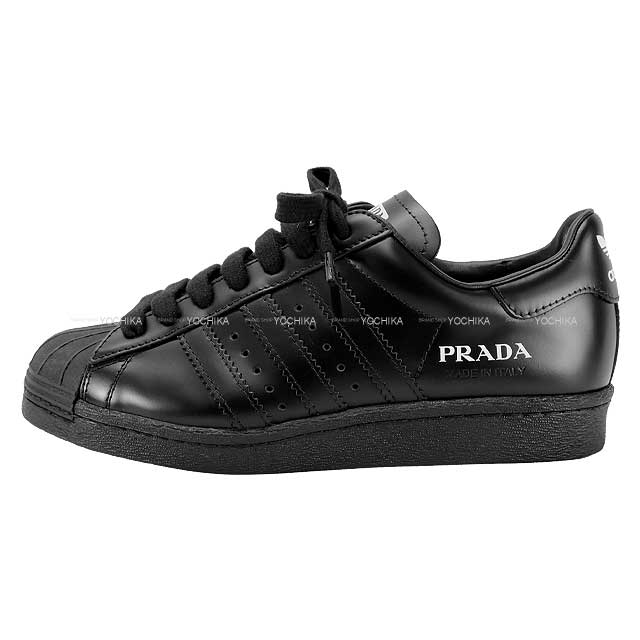 PRADA sneakers adidas originals Superstar Black/Core Black-Clack #36.5 (22.5cm) Noir (Black) FW6679[EXCELLENT][Authentic]