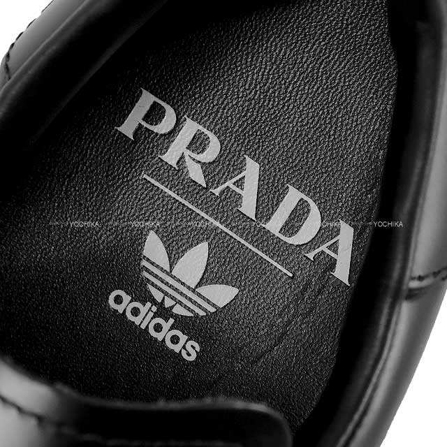 PRADA sneakers adidas originals Superstar Black/Core Black-Clack #36.5 (22.5cm) Noir (Black) FW6679[EXCELLENT][Authentic]