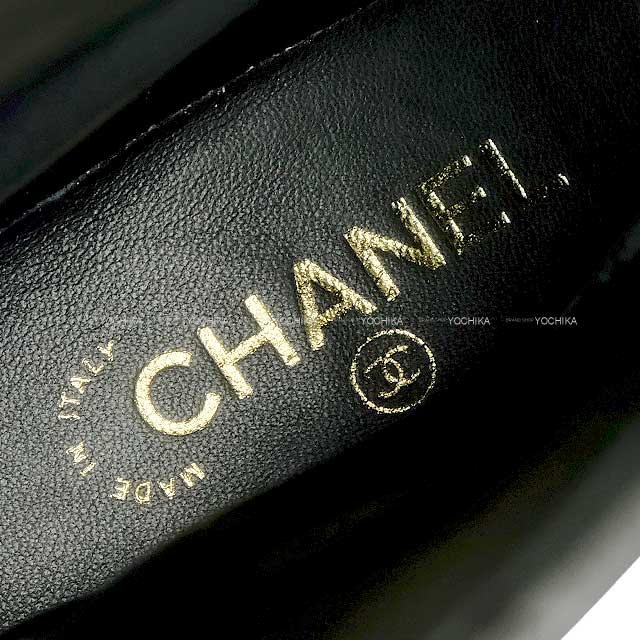 CHANEL boots Long boots Quilted COCO mark Noir (Black) Crumpled calfskin ＃37 G34098[EXCELLENT][Authentic]