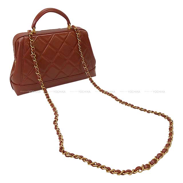 2024 New Metiers d'Art Collection CHANEL Shoulder bag Brown Lambskin Gold HW AS4958[EXCELLENT][Authentic]