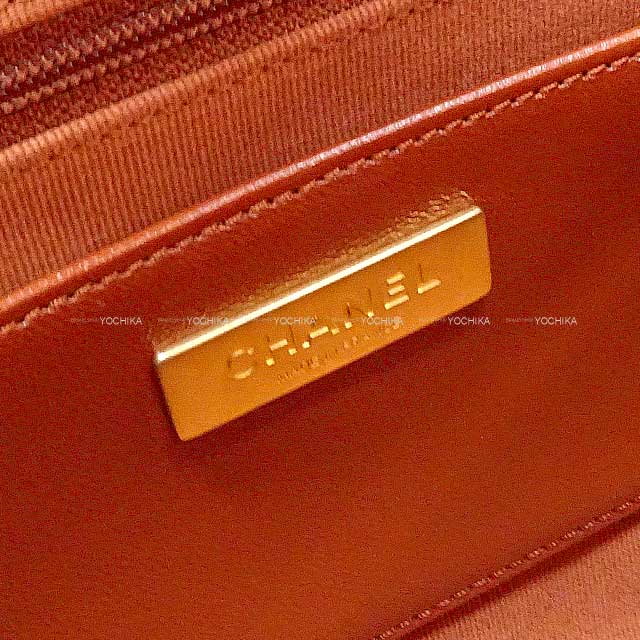 2024 New Metiers d'Art Collection CHANEL Shoulder bag Brown Lambskin Gold HW AS4958[EXCELLENT][Authentic]