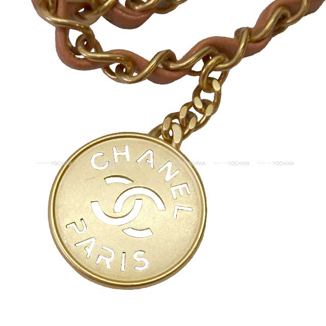 CHANEL Handbag Chanel 22 Matelasse Medal Charm Small Hobo Beige Graind Calf(Caviarskin) Gold HW AS3260[BRAND NEW][Authentic]