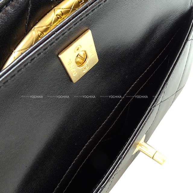 2024 AW New CHANEL Clutch bag Coco mark Matelasse Chain Noir (Black) Lambskin Mat Gold HW AS5038[BRAND NEW][Authentic]